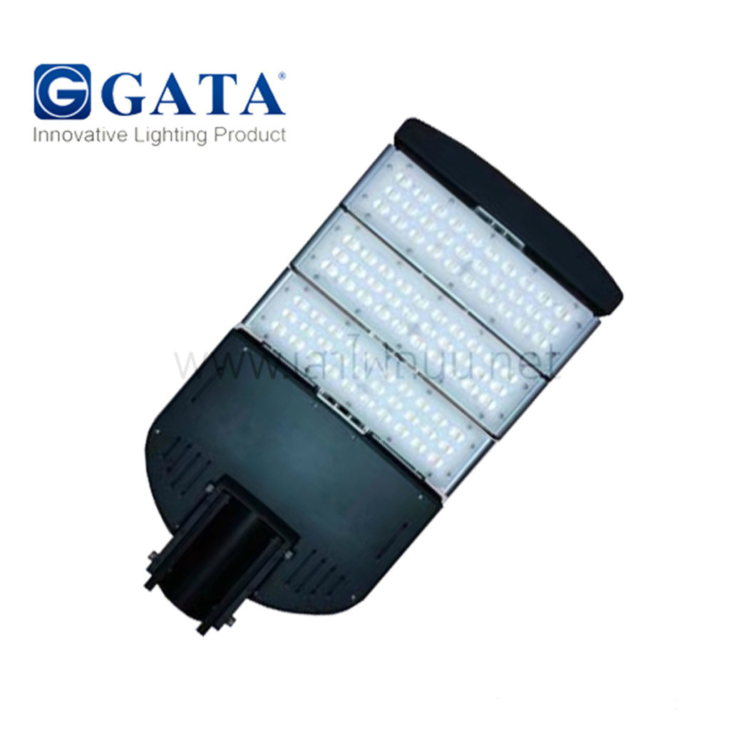 โคมไฟถนน led street light 90w วอร์มไวท์ gata