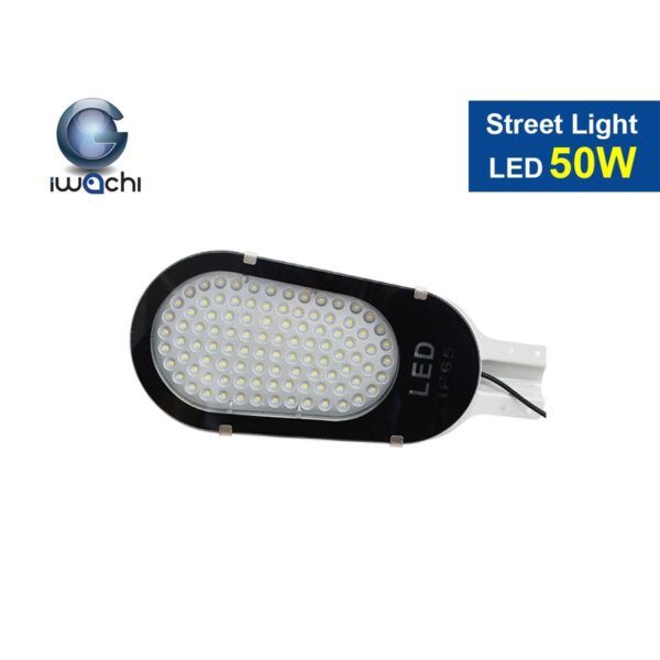 โคมไฟถนน LED Street Light พร้อมขายึด 50w (วอร์มไวท์) IWACHI