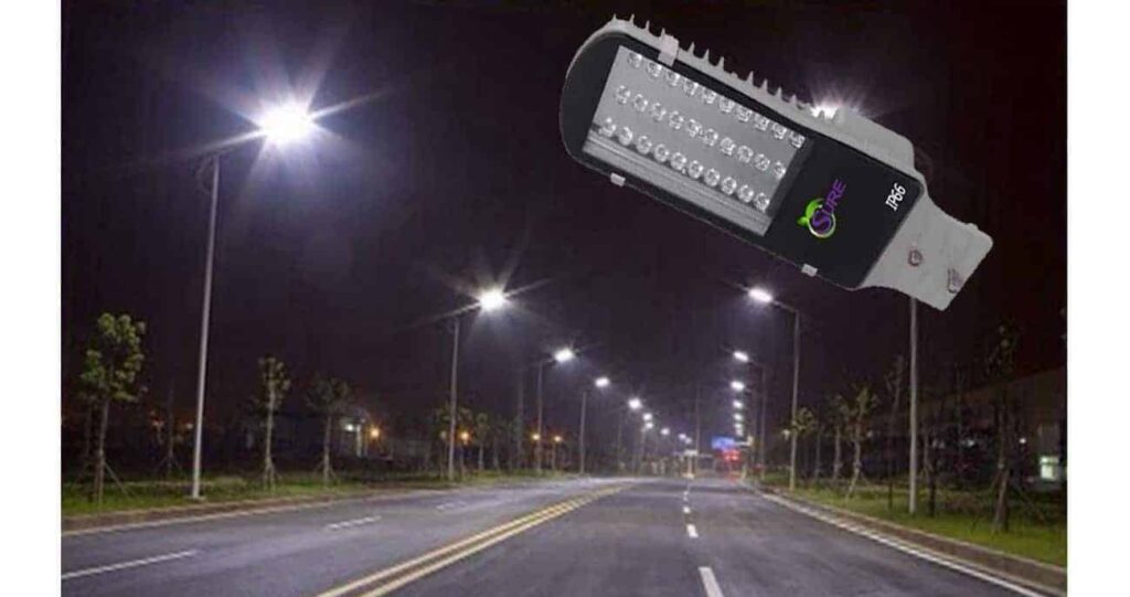 โคมไฟถนน LED Street Light 80w (เดย์ไลท์) SURE