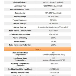 โคมไฟถนน LED 40w ยี่ห้อ GENKO (แสงขาว)