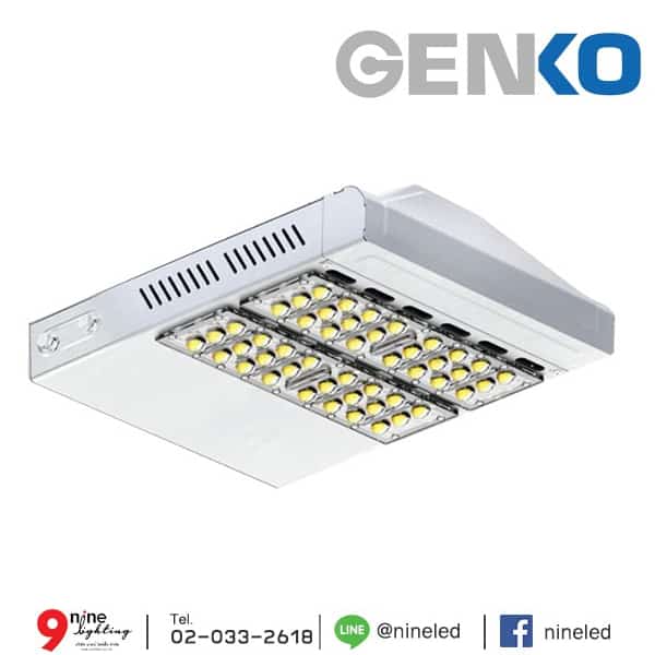 โคมไฟถนน LED 60w ยี่ห้อ GENKO-(แสงส้ม)