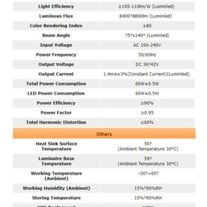 โคมไฟถนน LED 60w ยี่ห้อ GENKO (แสงส้ม)