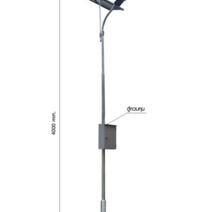 โคมไฟถนนโซล่าเซลล์ 20W GK-A W.L. lighting
