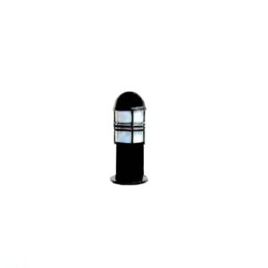 โคมไฟสนามหญ้าโป๊ะแก้วหัวหมวกสีนมและสีใส KU-213 (A)