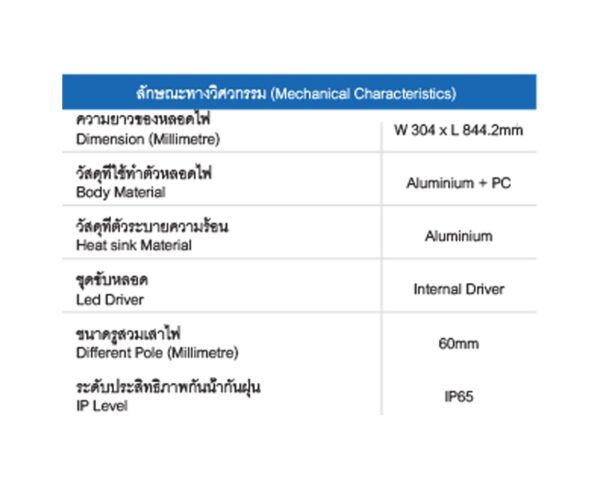 รายละเอียดโคมไฟถนน 300w RICHLED