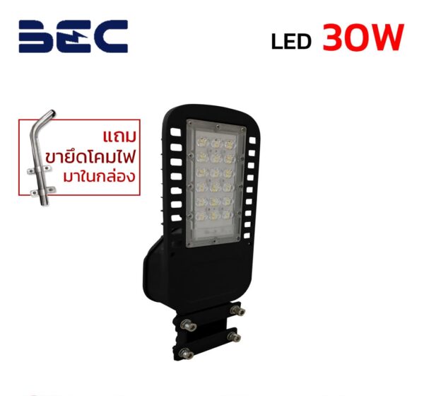 โคมไฟถนน LED BEC vistra 30w