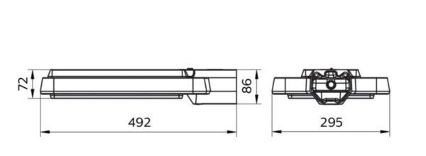 โคมไฟถนน PHILIPS LED 96W BRP392/LED136
