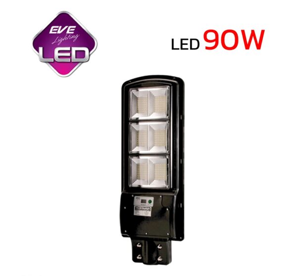 โคมไฟถนนโซล่าเซลล์ LED 90W รุ่น EVE SSL-04 Motion Sensor