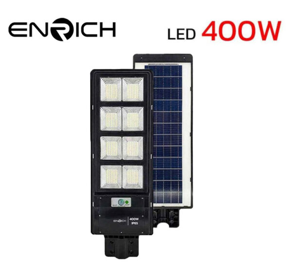 โคมไฟถนนโซล่าเซลล์-LED-400W-RICH-SUNLIGHT