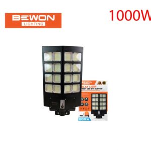 โคมไฟถนนโซล่าเซลล์ BEWON BUILD IN 1000W