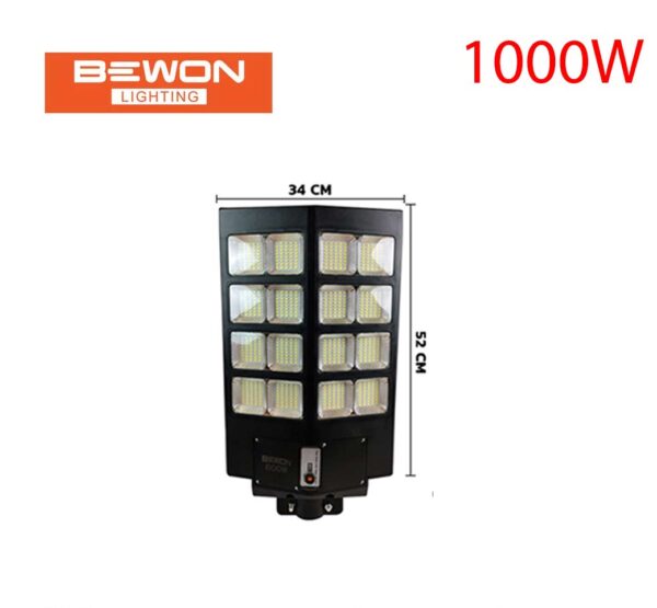 โคมไฟถนนโซล่าเซลล์ BEWON BUILD IN 1000W - Image 2