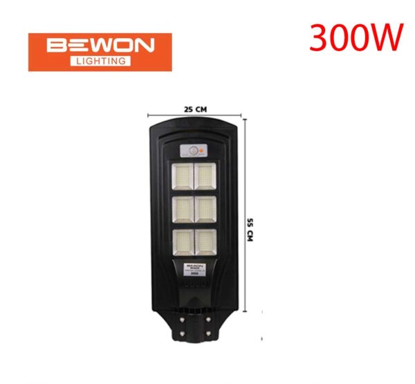 โคมไฟถนนโซล่าเซลล์ BEWON BUILD IN 300W - Image 2