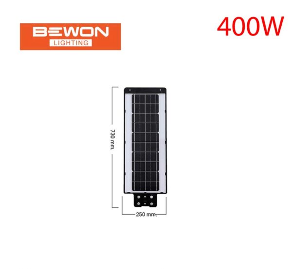 โคมไฟถนนโซล่าเซลล์ BEWON BUILD IN 400W - Image 2