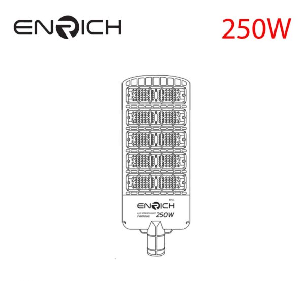 โคมไฟถนน LED STREETLIGHT ENRICH 250W รุ่น FAMOUS - Image 3